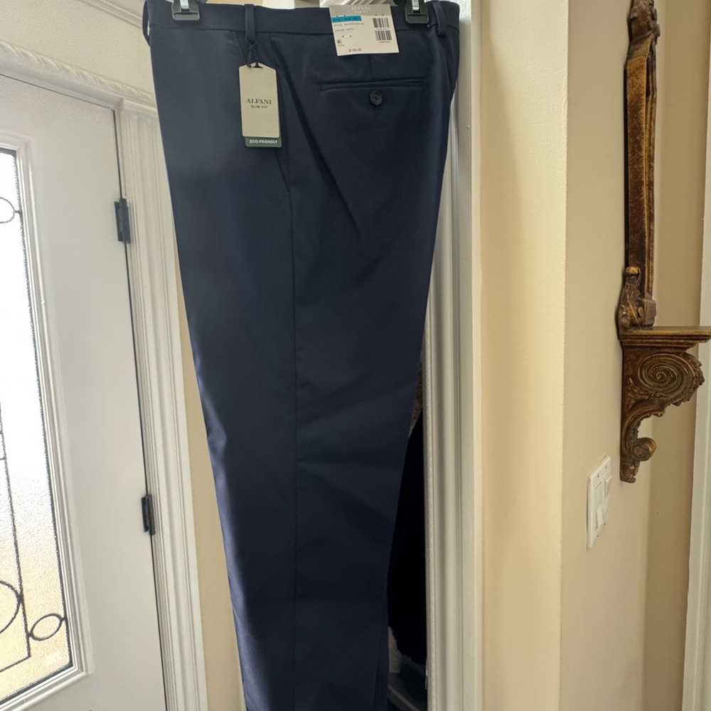 Alfani Men's Navy Dress Pants